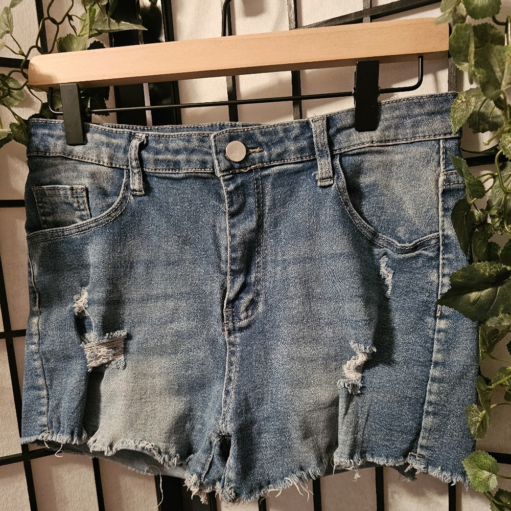Denim Distressed‎ Women Shorts